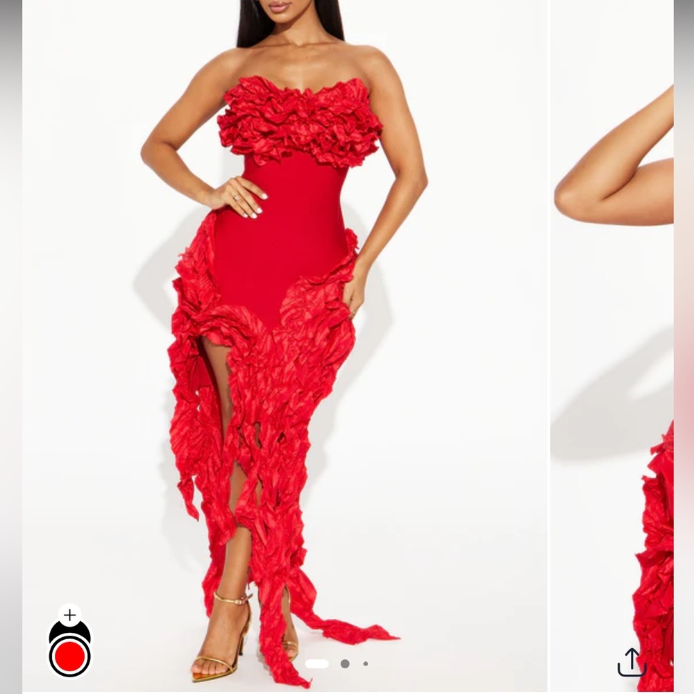 Red Bandage Mini Dress